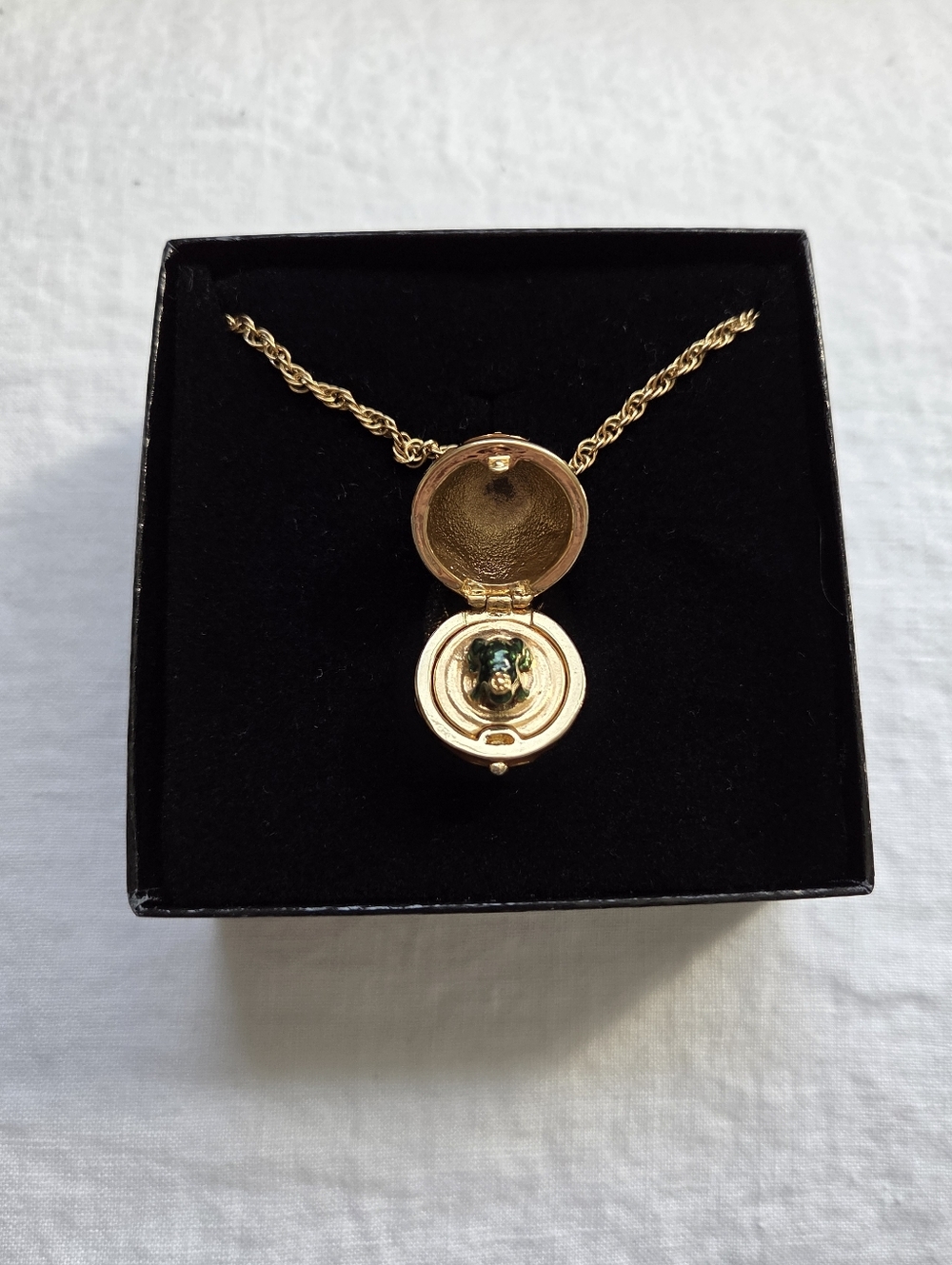 Joan Rivers Enamel Egg Necklace